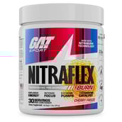 1 - GAT NITRAFLEX Burn Thermogenic Pre-Workout,  0.46 lb  Cherry Freeze 