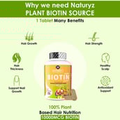 6 - Naturyz Plant Biotin,  90 tablet(s)  Unflavoured 