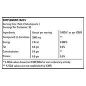 3 - Gibbon Nutrition L-Carnitine 3000mg,  450 ml  Green Mango 