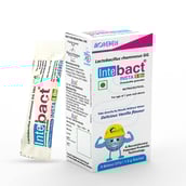 1 - Dr. Morepen Intebact Insta 5 Bn Probiotic, 6 sachets/pack Delicious Vanilla