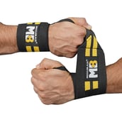 1 - MuscleBlaze Wrist Support Without Mono Carton,  Black  Free Size 