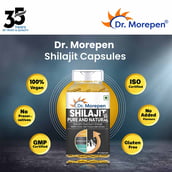4 - Dr. Morepen Shilajit (Pack of 2),  60 capsules 