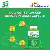 8 - Dr. Morepen Veg Omega 3 6 7 9 (Pack of 2),  60 capsules 