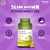 2 - GNC Garcinia Cambogia 500 mg Nutraceutical,  90 capsules 