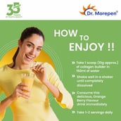 4 - Dr. Morepen Collagen Builder 250g & Biotin+ Advanced 60 Tablets Combo, 2 Piece(s)/Pack Orange Berry & Unflavoured