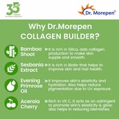 6 - Dr. Morepen Collagen Builder 250g & Biotin+ Advanced 60 Tablets Combo, 2 Piece(s)/Pack Orange Berry & Unflavoured