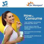 6 - Dr. Morepen Omega-3 Deep Sea Fish Oil Triple Strength (Pack of 2),  60 softgels 