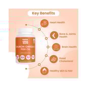 3 - Tata 1mg Salmon Omega 3 Fish Oil,  90 softgels 