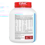 5 - GNC Pro Performance Weight Gainer & White Plastic Shaker 750ml Combo, 6.6 lb Vanilla Ice Cream