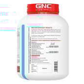 6 - GNC Pro Performance Weight Gainer & White Plastic Shaker 750ml Combo, 6.6 lb Vanilla Ice Cream