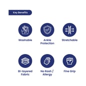 5 - Tata 1mg Ankle Binder, Black Medium