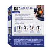 9 - Tata 1mg Ankle Binder, Black Medium
