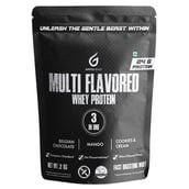 Gentle Beast Multi Flavored Whey Protein,  4.4 lb  Belgian Chocolate, Mango and Cookies & Cream 