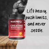 9 - Nakpro Creatine Monohydrate, Tangy Orange (Jar) 0.22 lb