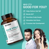 2 - Nirvasa Hair Vitals DHT Blocker with Biotin, 30 tablet(s) Unflavoured