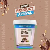 5 - Myfitness Chocolate Peanut Butter,  510 g  Almond Crunch 