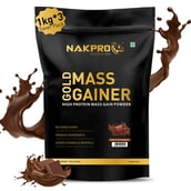 1 - Nakpro Gold Mass Gainer, 2.2 lb Double Rich Chocolate (Pack of 3)