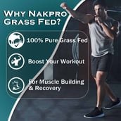 7 - Nakpro Grass Fed Whey Protein Concentrate,  2.2 lb  Banana (Pack of 2) 