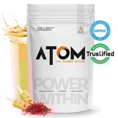 AS-IT-IS Nutrition ATOM Whey Protein with Enzymes, 2.2 lb Kesar Kulfi