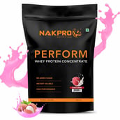1 - Nakpro Perform Whey Protein Concentrate,  2.2 lb  Lychee 