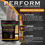 7 - Nakpro Perform Whey Protein Concentrate,  1.1 lb  Chocolate 