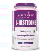 1 - HealthyHey Nutrition L-Histidine, 60 veggie capsule(s) 60 Servings Unflavoured