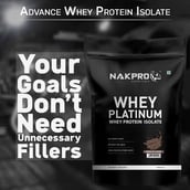 7 - Nakpro Whey Platinum Whey Protein Isolate,  4.4 lb  Chocolate (Pack of 2) 