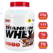 SAN 100% Pure Titanium Whey,  4.62 lb  Chocolate Rocky Road 