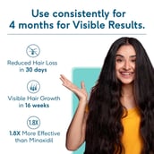 6 - HealthKart HK Vitals Female Hair Fall Solution,  Moderate