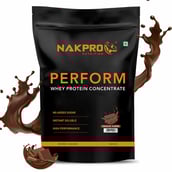 1 - Nakpro Perform Whey Protein Concentrate 2.2 lb & Creatine Monohydrate 0.22 lb Combo,  2 Piece(s)/Pack  Chocolate & Unflavoured 