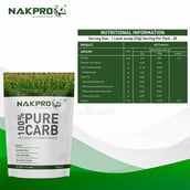 3 - Nakpro 100% Pure Carb,  2.2 lb  Unflavoured 