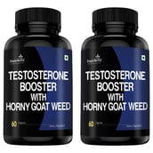 1 - Simply Herbal Testosterone Booster with Horny Goat Weed,  60 capsules  Unflavoured (Pack of 2) 