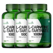 1 - Simply Herbal L-Carnitine with L-Tartrate 1000mg, 120 tablet(s) Unflavoured (Pack of 3)