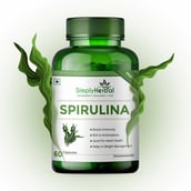 3 - Simply Herbal Spirulina (Pack of 3),  60 capsules 