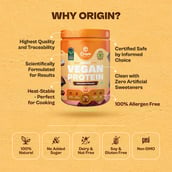 4 - Origin Nutrition Daily Vegan Protein,  0.60 lb  Chocolate (Pack of 2) 