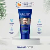 2 - Meglow Skin Brightening Face Cream for Men,  50 g  for All Skin Types (Pack of 2) 