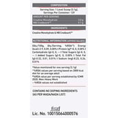 11 - MuscleBlaze Creatine Monohydrate CreAMP,  Unflavoured  0.88 lb 