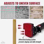 5 - SLOVIC Pull Up Bar for Home Workout,  Free Size  Black/Red 