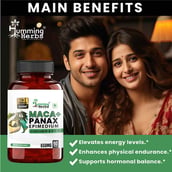 3 - Humming Herbs Maca with Panax Ginseng,  90 capsules 