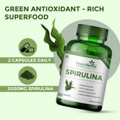 6 - Simply Herbal Spirulina (Pack of 4),  60 capsules 