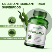 4 - Simply Herbal Spirulina,  60 capsules 
