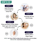 6 - Dr. Patkar's Apple Cider Vinegar Shampoo with 3 In 1, 100 ml for Deep Nourishment