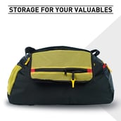 6 - MuscleBlaze Training Bag with Shoe Compartment,  Camo Navy 45 L 