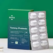 8 - Setu Tummy: Probiotic,  30 capsules  Unflavoured 