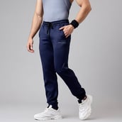 2 - MuscleBlaze Squat-Proof Jogger,  Navy Blue  Medium