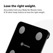 2 - HealthifyMe Smart Scale,  Black 