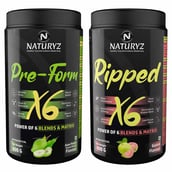 1 - Naturyz Pre-Form X6 & Ripped X6 0.88 lb Combo,  2 Piece(s)/Pack  Aam Panna &  Guava 