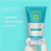 4 - VLCC Clinic Cellulosic Peeling Face Scrub, 100 ml Cellulose + Glycolic Acid + Niacinamide