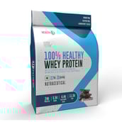 1 - HealthER 100% Healthy Whey Protein,  2.2 lb  Chocolate 