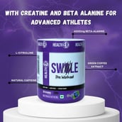 4 - HealthER Swole Pre Workout,  0.66 lb  Blueberry 